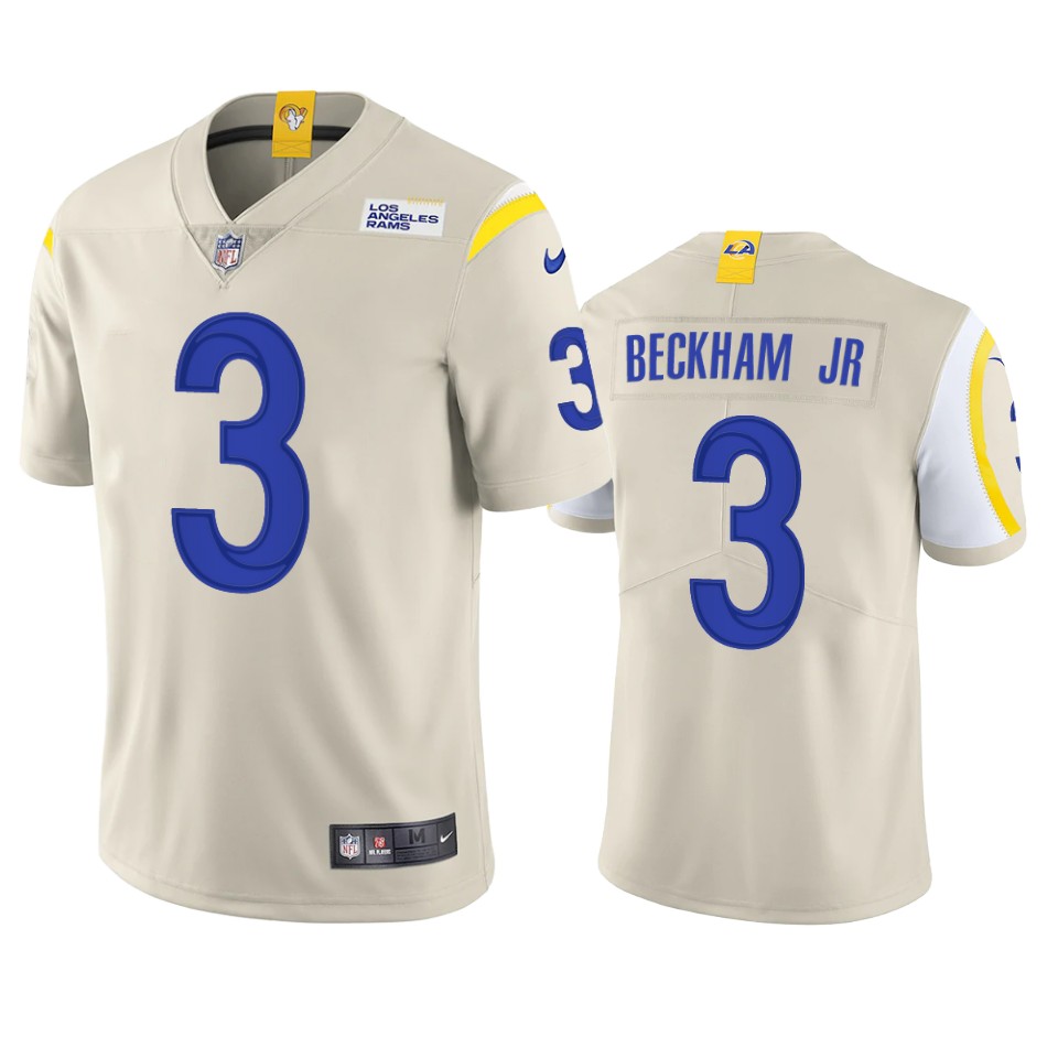 odell beckham jr. rams bone vapor jersey