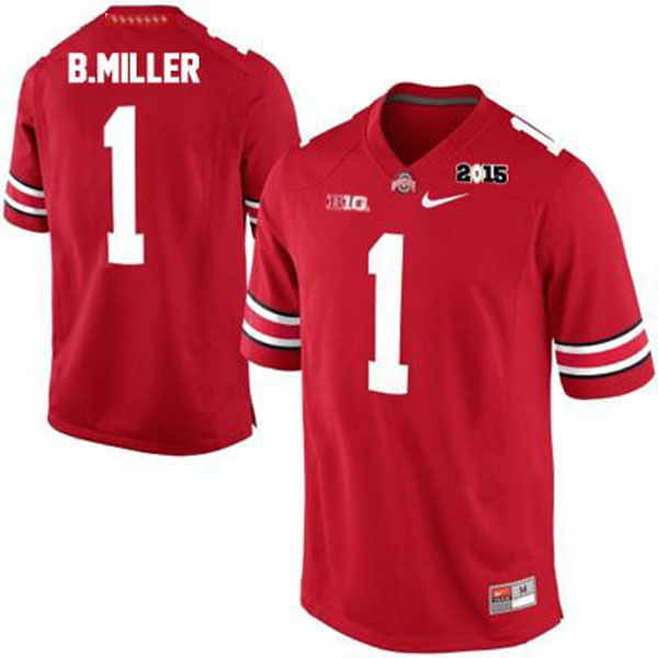 ohio state buckeyes 1 braxton miller red football jersey