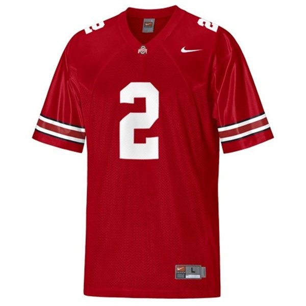 ohio state buckeyes 2 cris carter red football jersey