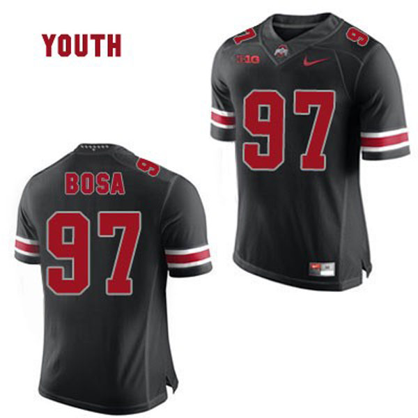 ohio state buckeyes 97 joey bosa black football youth jersey