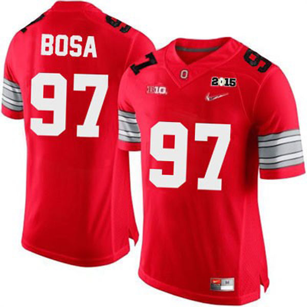 ohio state buckeyes 97 joey bosa red football jersey