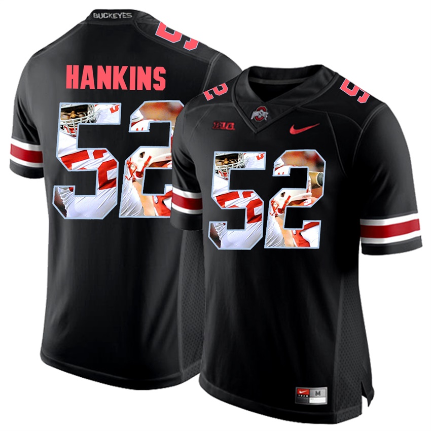 ohio state buckeyes blackout johnathan hankins player fashion jersey