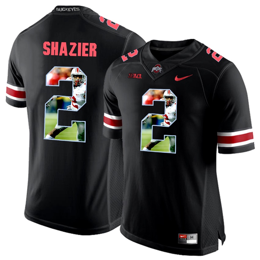 ohio state buckeyes blackout ryan shazier player fashion jersey