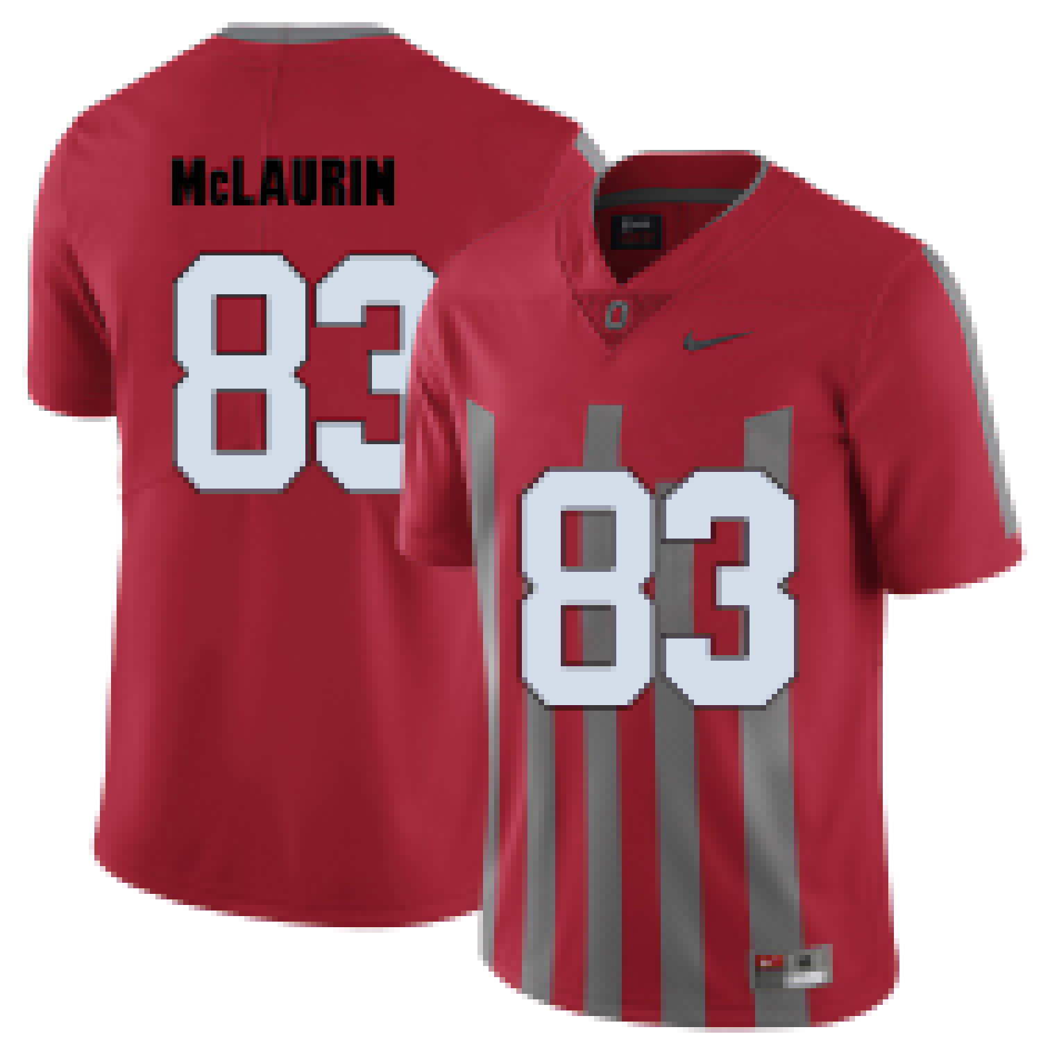 ohio state buckeyes red terry mclaurin college football portrait jersey