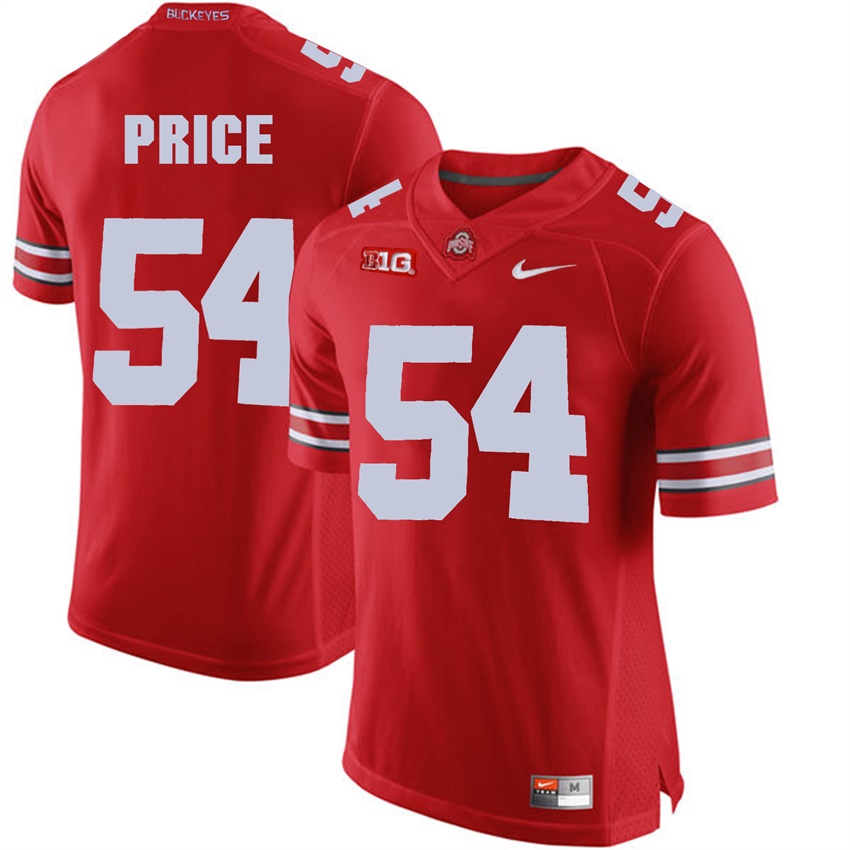 ohio state buckeyes scarlet billy price college football jersey