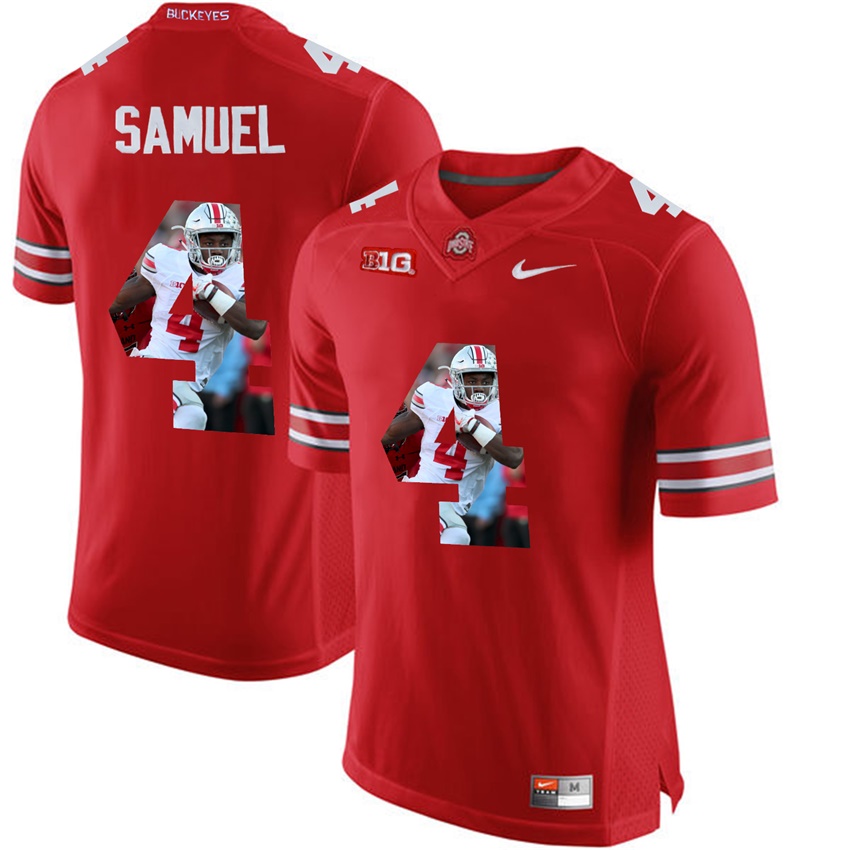 ohio state buckeyes scarlet curtis samuel player fashion jersey