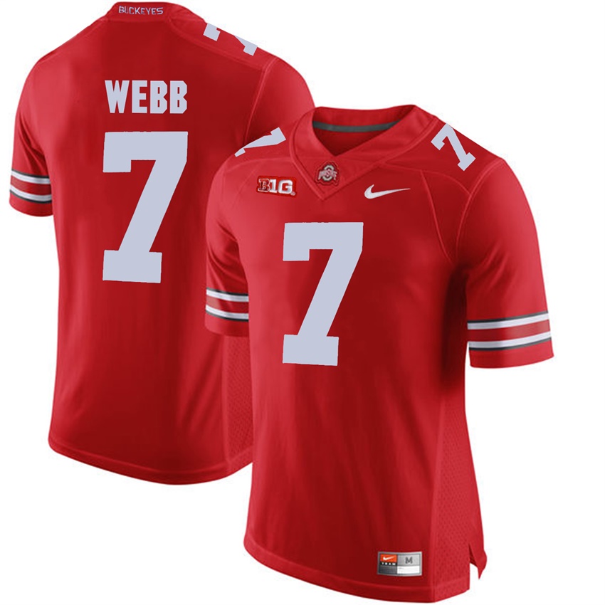 ohio state buckeyes scarlet damon webb college football jersey