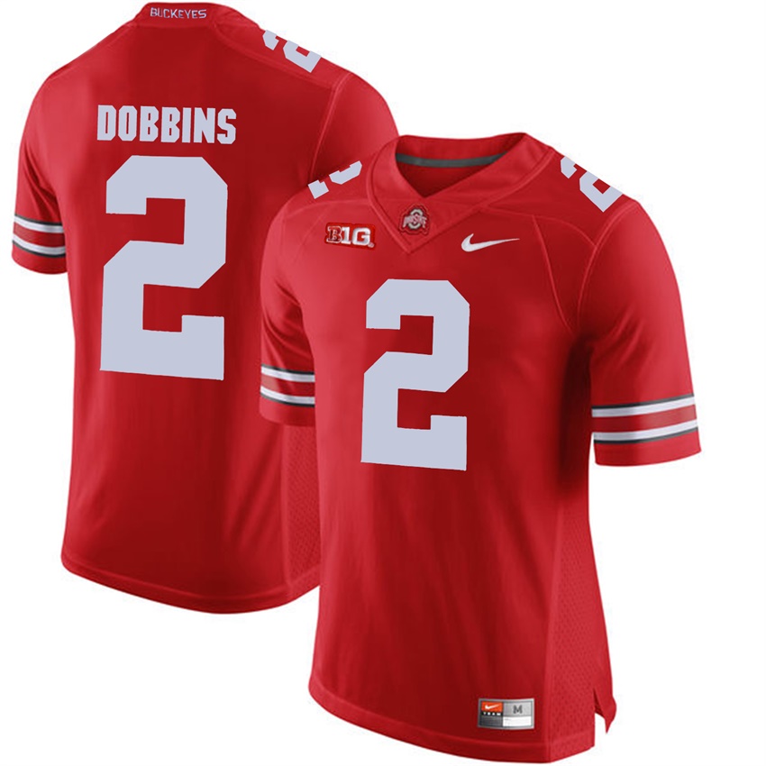 ohio state buckeyes scarlet j.k. dobbins college football jersey