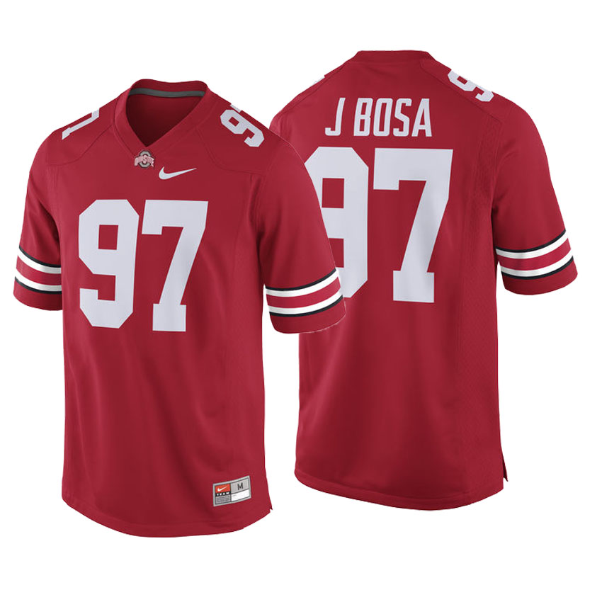 ohio state buckeyes scarlet joey bosa college football jersey