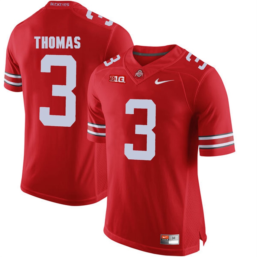 ohio state buckeyes scarlet michael thomas college football jersey