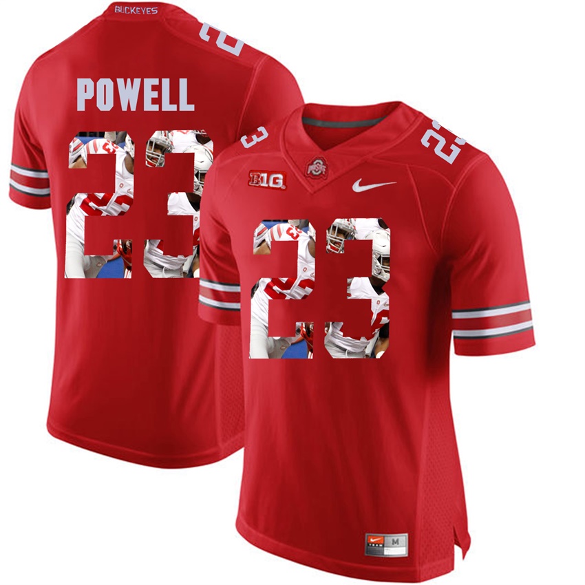 ohio state buckeyes scarlet tyvis powell player fashion jersey