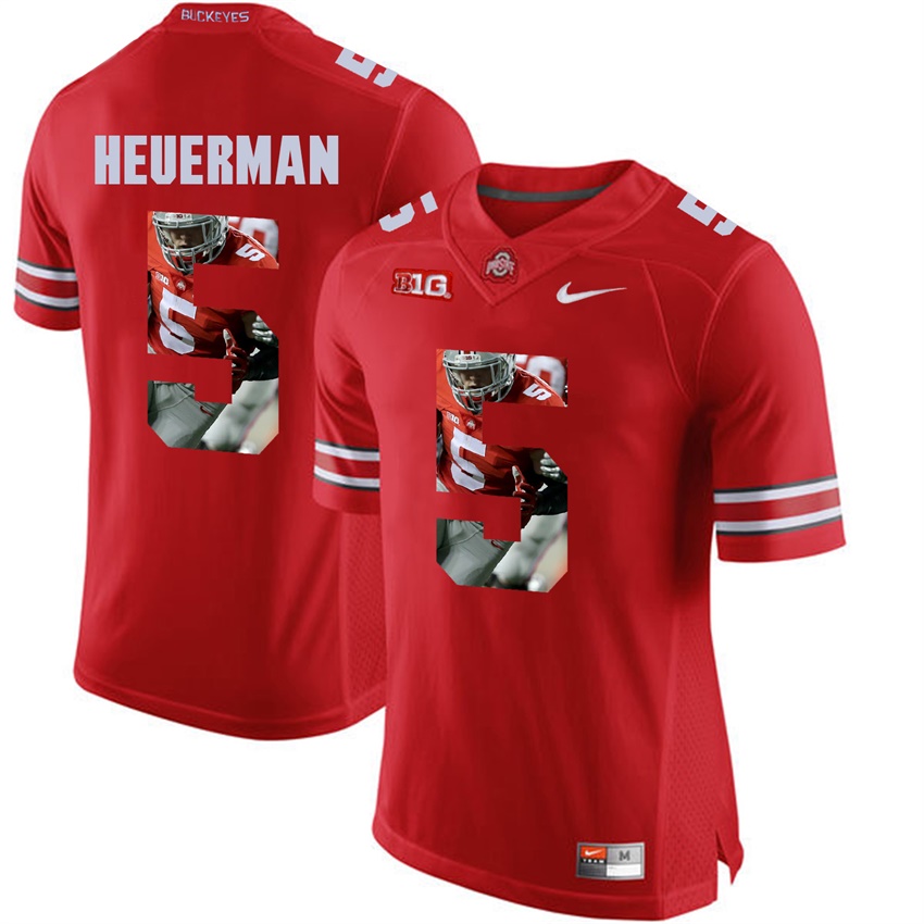 ohio state buckeyes scarletjpg jeff heuerman player fashion jersey