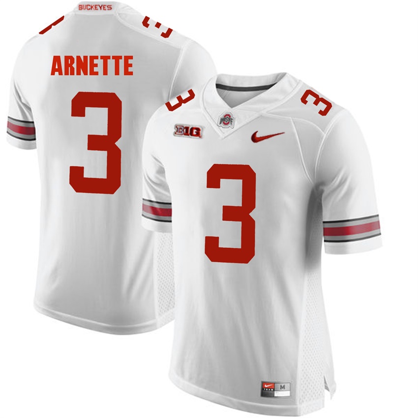 ohio state buckeyes white damon arnette college football jersey