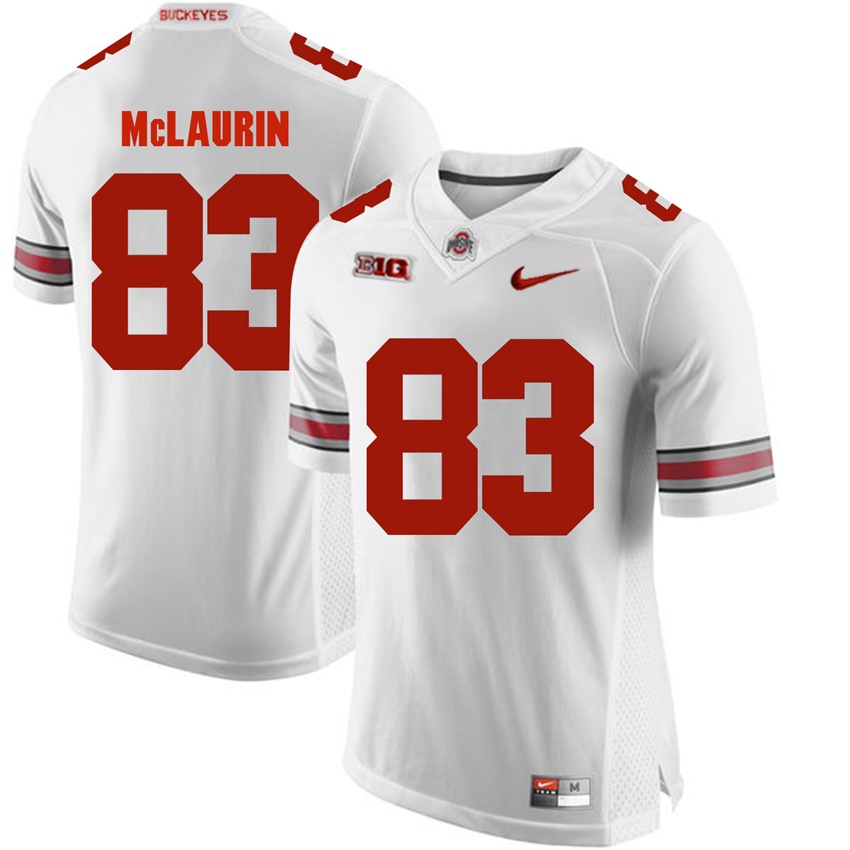 ohio state buckeyes white terry mclaurin college football jersey