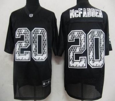 okaland raiders 20 darren mcfadden black united sideline jerseys