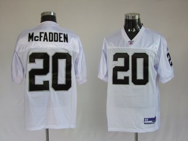 okaland raiders 20 darren mcfadden white