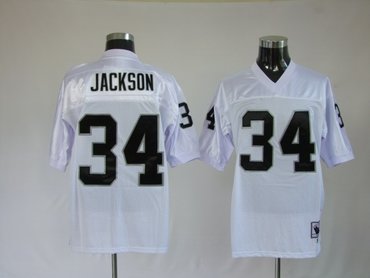 okaland raiders 34 bo jackson white