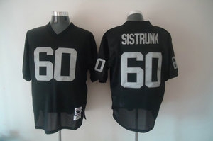 okaland raiders 60 sistrunk black jerseys