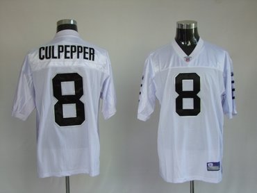 okaland raiders 8 culpepper white