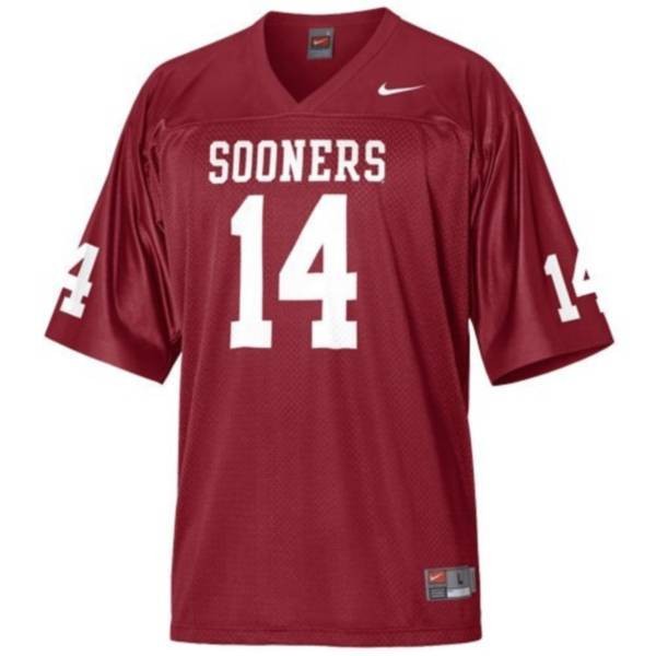 oklahoma sooners 14 sam bradford red football youth jersey