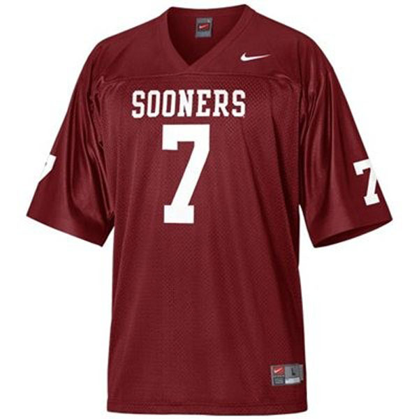 oklahoma sooners 7 demarco murray red football youth jersey