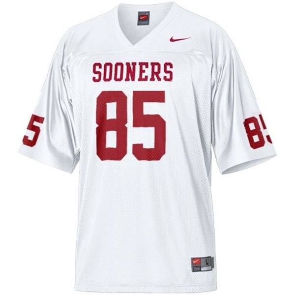 oklahoma sooners 85 ryan broyles white football jersey