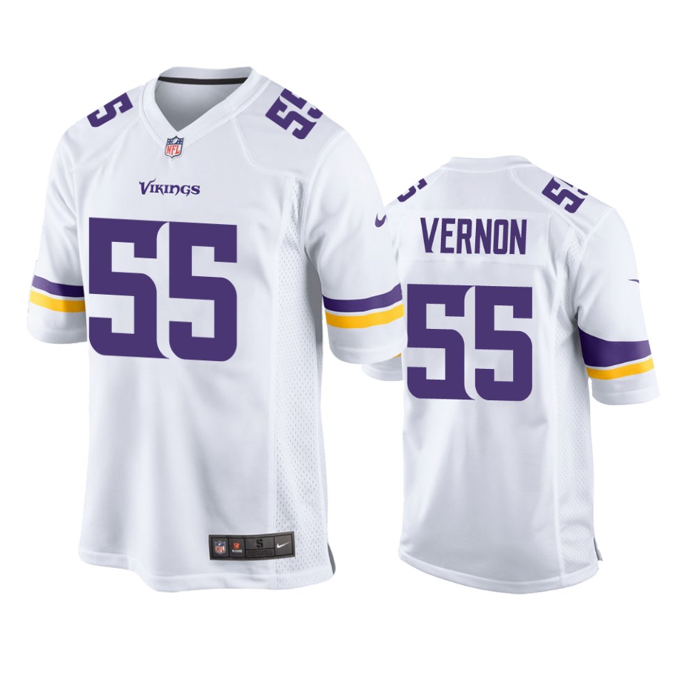 olivier vernon vikings white game jersey