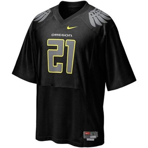 oregon ducks 21 lamichael james black football youth jersey