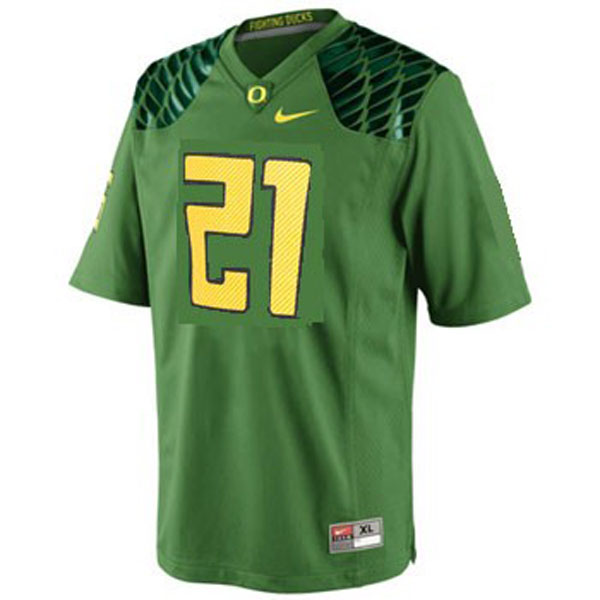 oregon ducks 21 lamichael james green football jersey