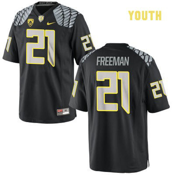 oregon ducks 21 royce freeman black football youth jersey