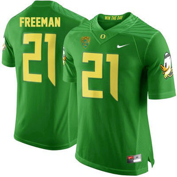oregon ducks 21 royce freeman green football jersey