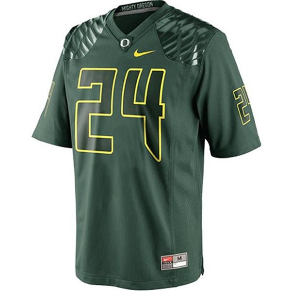 oregon ducks 24 kenjon barner green football jersey
