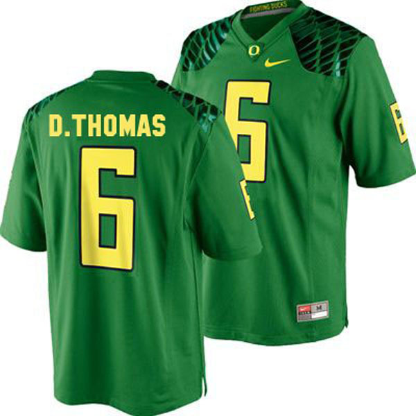 oregon ducks 6 de'anthony thomas green football jersey