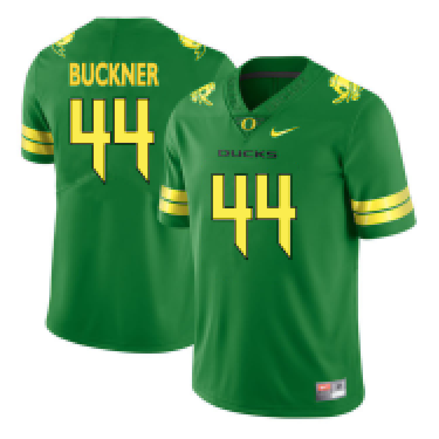 oregon ducks apple green deforest buckner college football portrait jersey