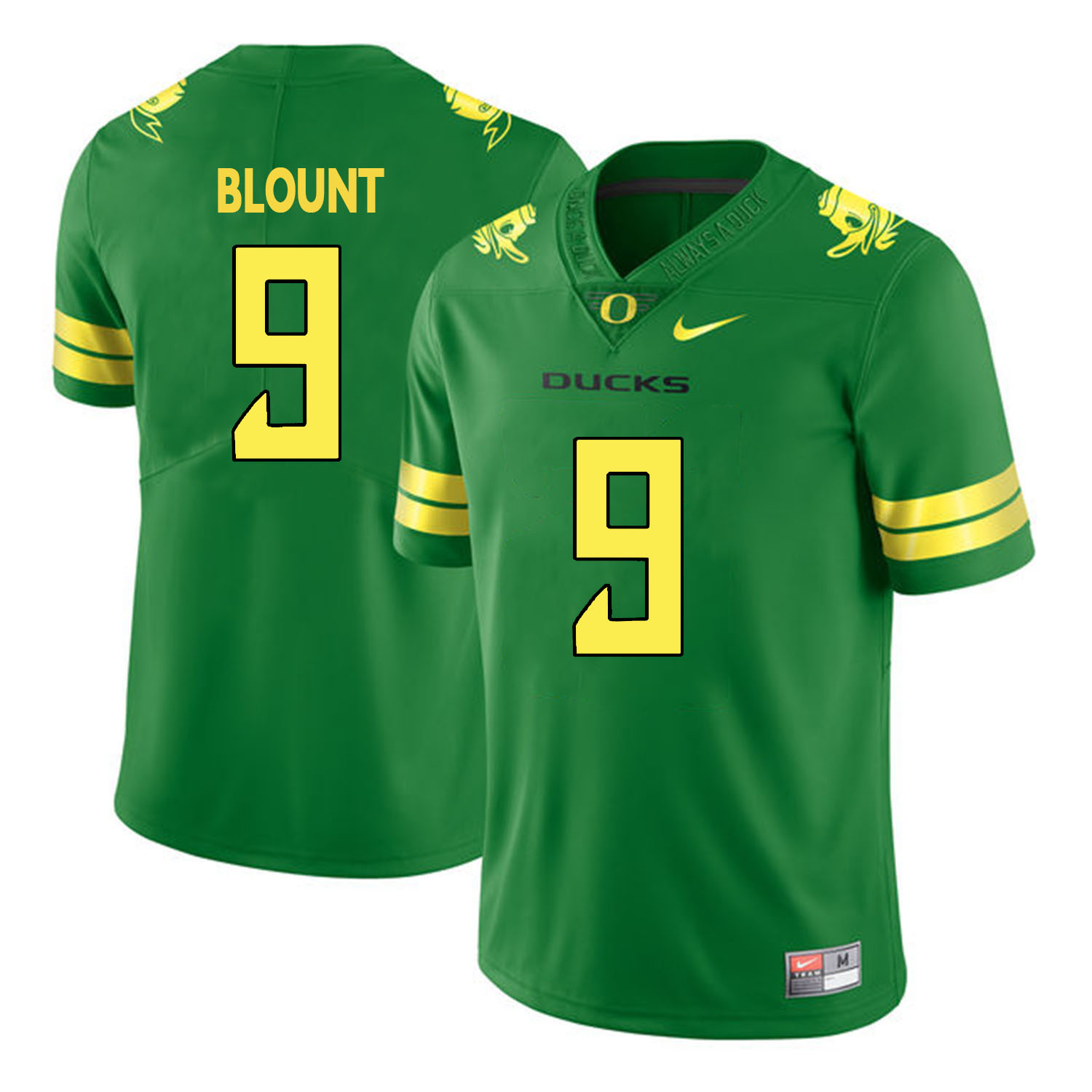 oregon ducks apple green legarrette blount college football portrait jersey