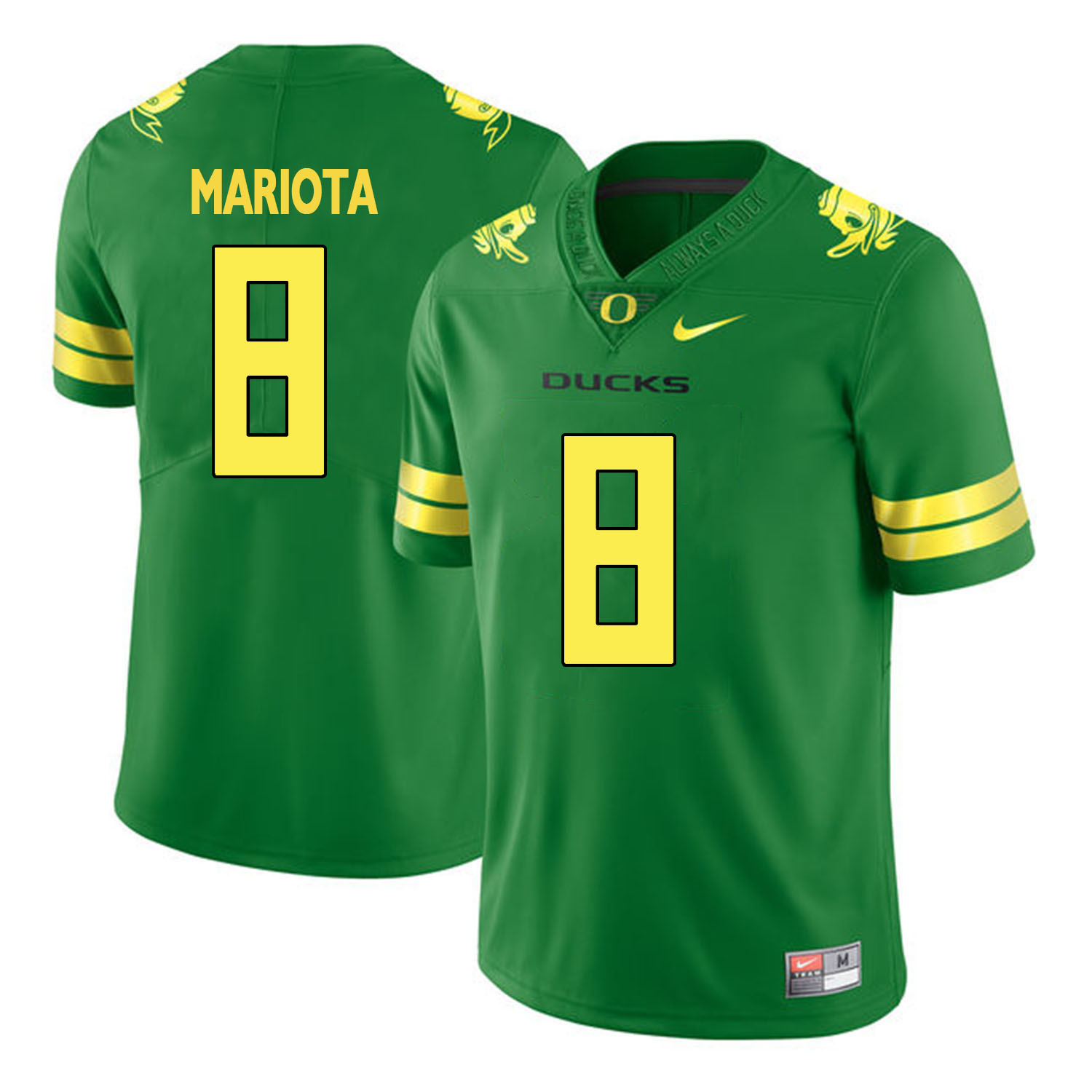 oregon ducks apple green marcus mariota college football portrait jersey