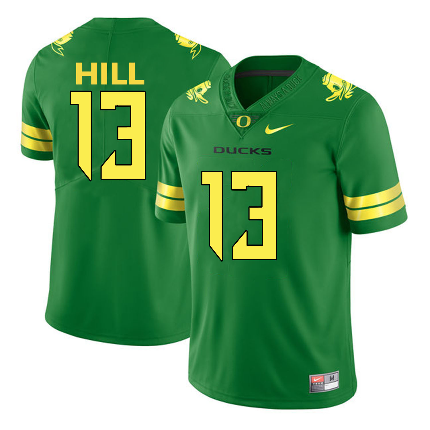 oregon ducks apple green troyhill college football portrait jersey