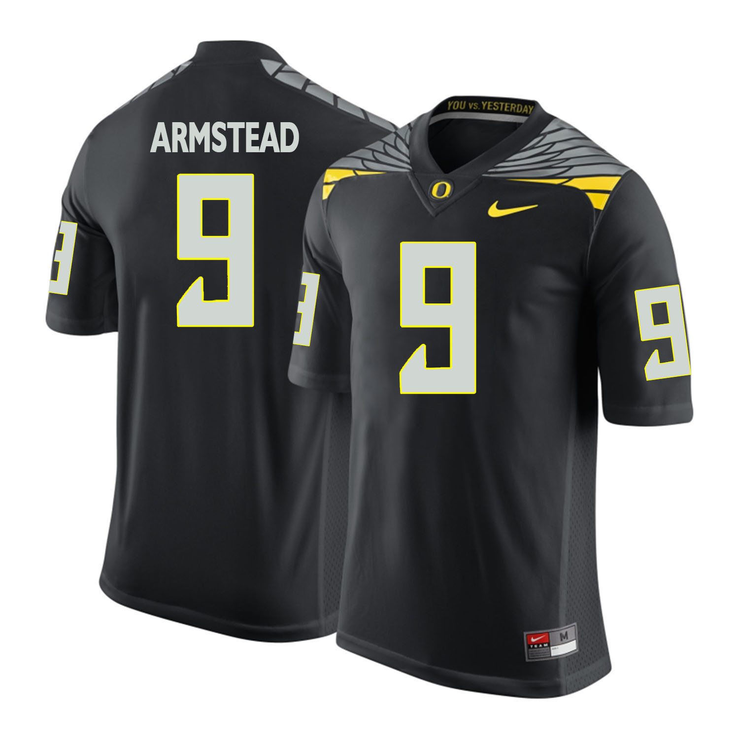 oregon ducks black arik armstead college football portrait jersey