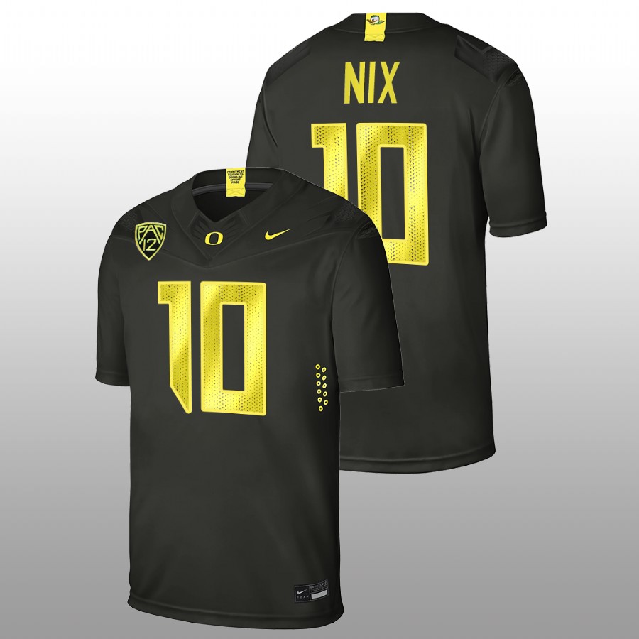 oregon ducks bo nix black college football men jersey