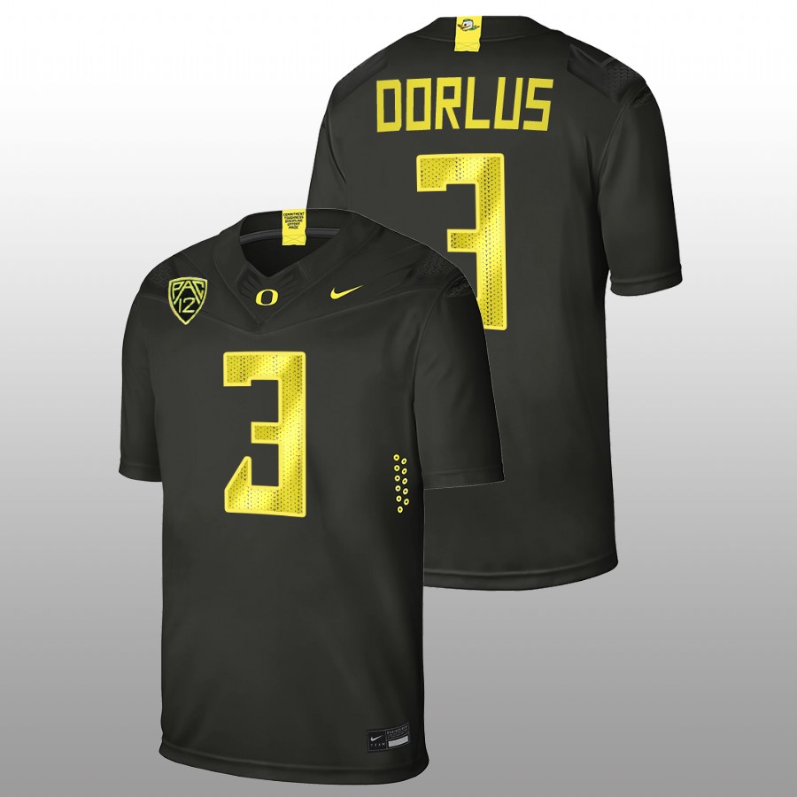 oregon ducks brandon dorlus black college football men jersey