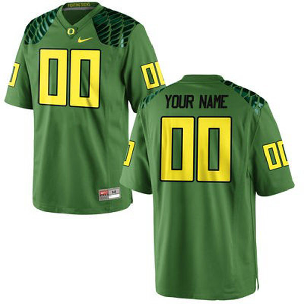oregon ducks green customized football jersey