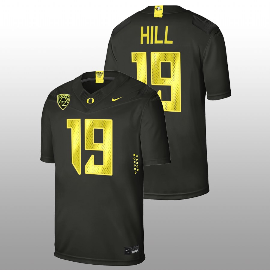 oregon ducks jamal hill black college football men jersey