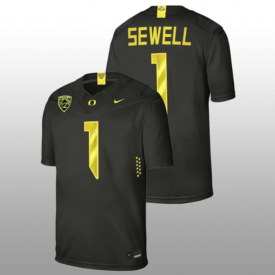 oregon ducks noah sewell black college football men jersey