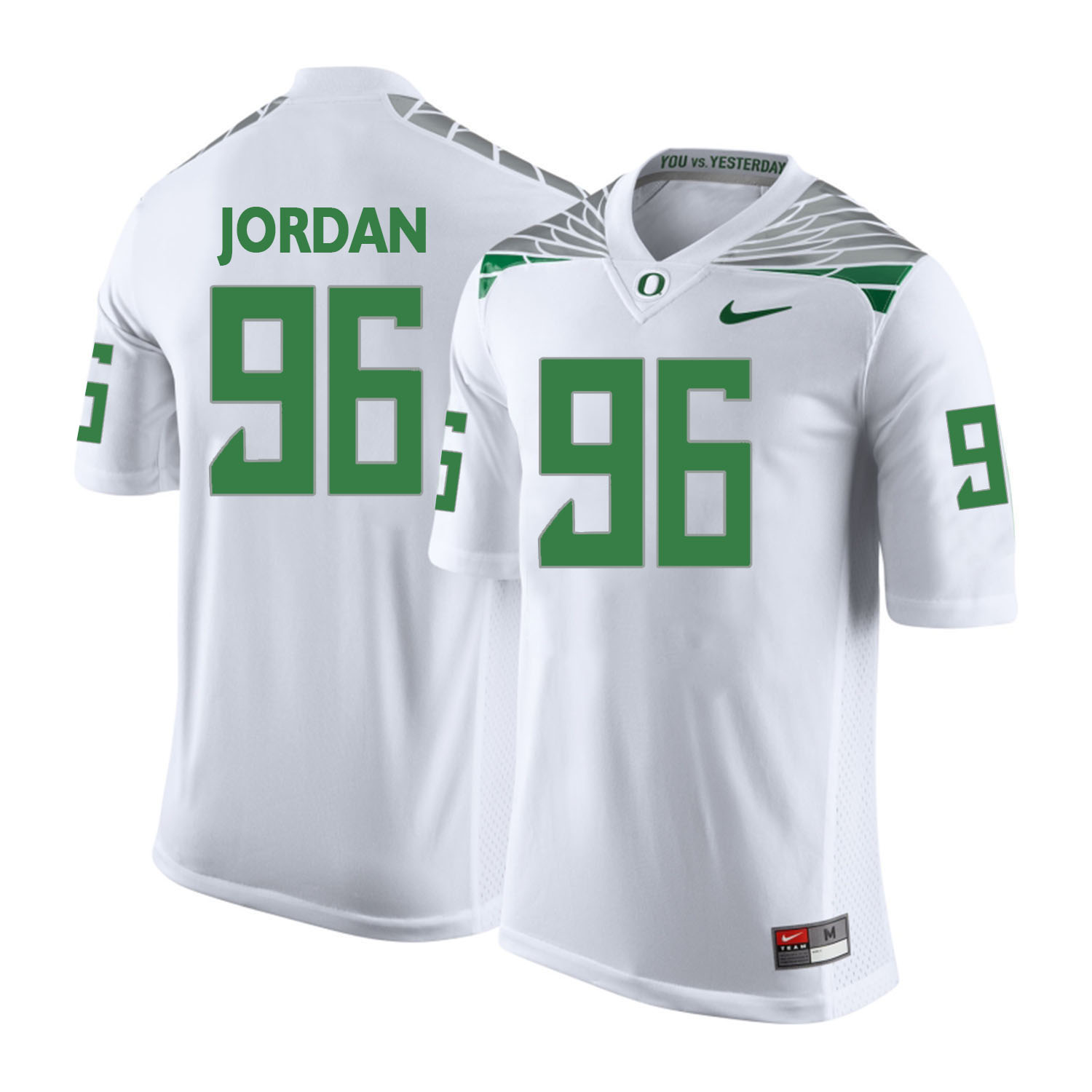 oregon ducks white dion jordan college football portrait jersey