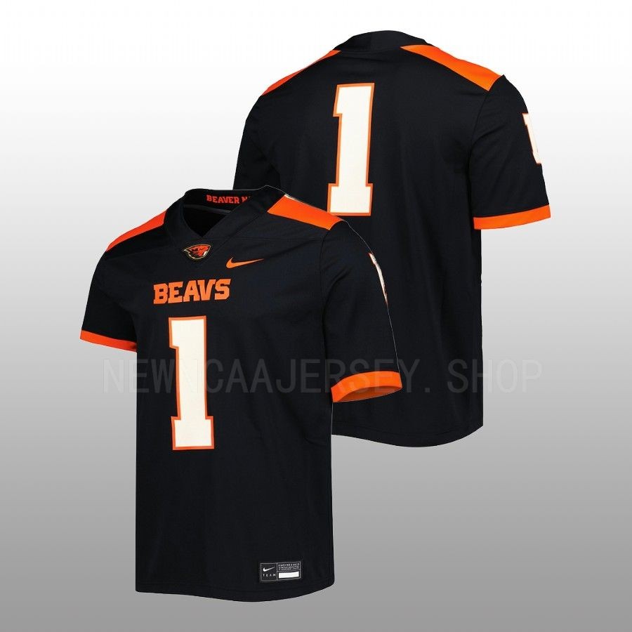 oregon state beavers black untouchable football jersey