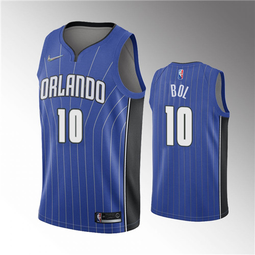 Orlando Magic Bol Bol Icon Edition 2022 Trade Blue stitched Jersey #10