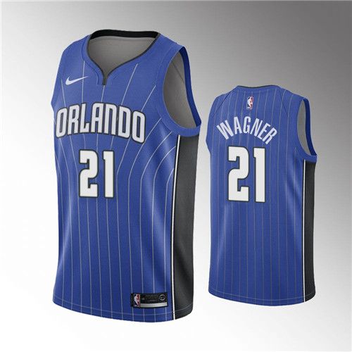 Orlando Magic Moritz Wagner Icon Edition Blue stitched Jersey #21