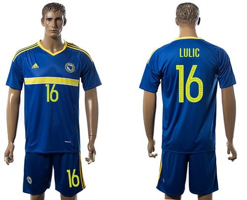 osnia Herzegovina #16 Lulic Home Soccer Country Jersey
