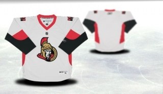 ottawa senators youth white jersey (blank or customized)