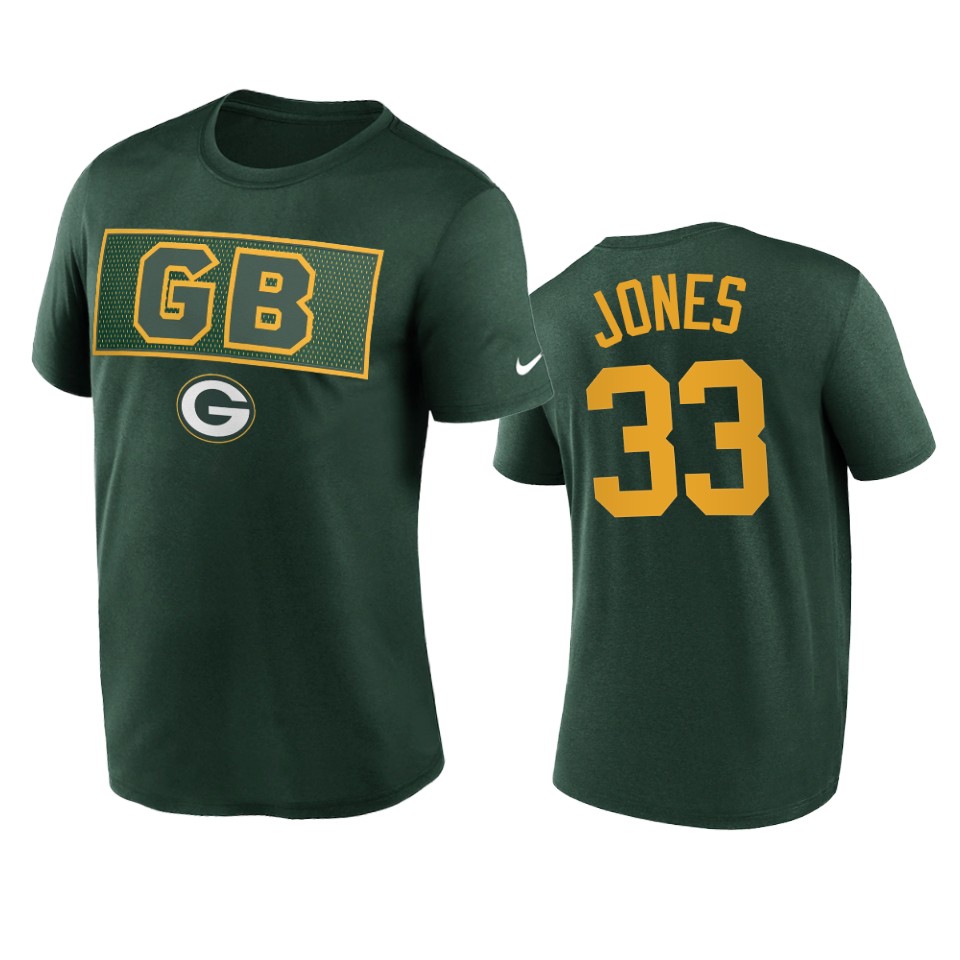 packers aaron jones green alt logo t shirt